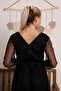 Belted V Polka Dot Tutu Dress 583308 - 5
