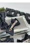 New Year Christmas Gift Boxed Leather Bow Paris Steel Luxury Clip Buckle Set of 4 Brown Black - 7
