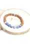 Rudraksha Seed Blue Aventurine Bracelet - 2