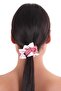 Hahai Women's Gingham Ribbon Detailed Scrunchie Buckle - 2