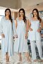 Women's Blue Maternity Set Set of 4
