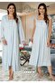 Women's Blue Maternity Set Set of 4 - 2