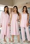 Women's Pink Maternity Set Set of 4