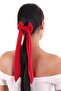 Hahai Women's Long Ribbon Model Scrunchie Buckle - 2