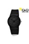 Vs50j017y Silicone Cord Polymer Case Men's Wristwatch Black 10 Bar Waterproof - 3