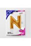 N Letter Gold Color Foil Balloon 100 Cm - 2