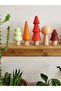 Mesu 5-Piece Waldorf Wooden Tree Play Set Fall-i