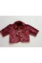 Gift Burgundy Colored Baby Girl Jacket - 3