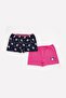 Licensed Minnie Mouse Girl's Boxer Set of 2