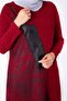 Women's Burgundy Tunic - 2
