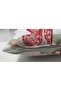 Double Sided Branch Detailed Umbrella Japanese Girls Modern Suede Throw Pillow Cover - 3
