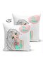 Double Sided Fashion Girl Digital Printed Modern Suede Pillow Throw Pillow Cover - 2