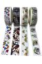 - Japanese Washi Decor Tape Set, 4 Pieces 1.5cm X 10m (wsb4-6)