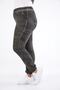 أنثراسايت نمط التمويه مرونة الساق بالإضافة إلى حجم Sweatpants المرأة مريحة - 3