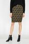 Women's Yellow Patterned Skirt 9KAK76694IK - 4