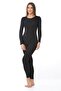 Women's Black Long Sleeve Thermal Clothing Underwear
