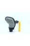 Universal Sports Looking Gear Shift Knob with Apparatus Compatible with All Vehicles Gray