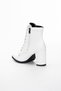 Women's Lace-Up High Heel Boots - 5