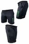 F&s Men's Black Neon Green Drop Printed Unlined Pocketed Running Casual Sports Walking Fitness Shorts - 2