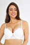 Women's Burgundy Underwire Lace Supported Bra Set - 3