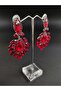 Burgundy Crystal Stone Henna Wedding Bridal Earring – Bijoux Earring – Bijoux Earring – Bijoux Earring - 2