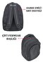 Basic Black Backpack Waterproof Fabric Unisex - 6