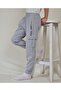 Unisex Kids Gray Cargo Pocket Sweatpants Bottom, 4-season - 3