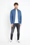 Luxury Indigo Zippered Knitwear Cardigan with Pockets - 2