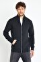 Brussels Anthracite Zippered Knitwear Pocket Cardigan - 5