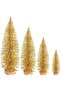 20 cm T28 Christmas Table Pine Tree, Glitter Pine Tree, Table Decoration, Ornate Tiny Pine Tree (Mega Size) - 2