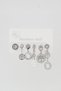 Women's Tarnish-Free Set of 6 Steel Earrings with Tree of Life Detail - 2
