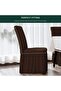 Standard Wrapped Chair - Skirted and Elastic Cover - 4