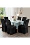 Chair Wrap Cover - Cover with Skirt and Elastic - 3