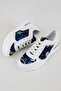 Navy Blue White Planet Themed Orthopedic Sports Shoes - 5