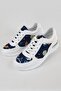 Navy Blue White Planet Themed Orthopedic Sports Shoes - 6