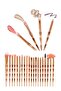 Golden Diamond Unicorn Golden Makeup Brush Set 20 Pieces
