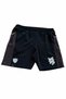 Men's Navy Blue Gray Printed Unlined Sports Running Walking Fitness Shorts with Pockets