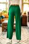 Women's Grass Green Corded Thick Knitwear Trousers PNT-19000055 - 5