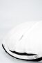 Set of 4 Decorative Round Pillow and Cushion Covers with Marble Design on Black Floor - 3