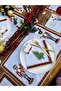 Set of 2 New Year's Series Linen Serving Napkins - 3
