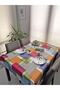 Lined Stain Resistant Wipeable Care Free Hygienic Washable PVC Oilcloth Tablecloth - 2