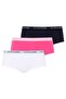 Women's Navy Blue - Fuchsia - White 3-Piece Shorts
