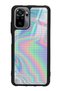 حافظة هاتف لامعة بتصميم شطرنج نيون لهاتف Xiaomi Redmi Note 10 - 10s