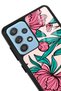 Glossy Phone Case for Samsung A52 Fuchsia Floral Design - 3