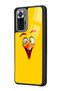 حافظة هاتف لامعة لهاتف Xiaomi Redmi Note 10 Pro - تصميم أصفر بحد أقصى - 2