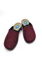 9932 Claret Red Women's Slippers Suitable for Anatomical Bone Protrusion - 4