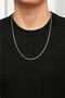Men's Gray Figaro Chain Model - Imported Anti-Tarnish Steel Men's Chain