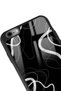 iPhone 6 - 6S Black Wave Design Glossy Phone Case - 3