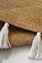 Moroccan 9002 White Tasseled Bohomian and Modern Kilim - 3
