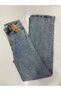 90's Blue Snow Wash Power Lycra Super High Waist Loose Jeans Palazzo Trousers - 3